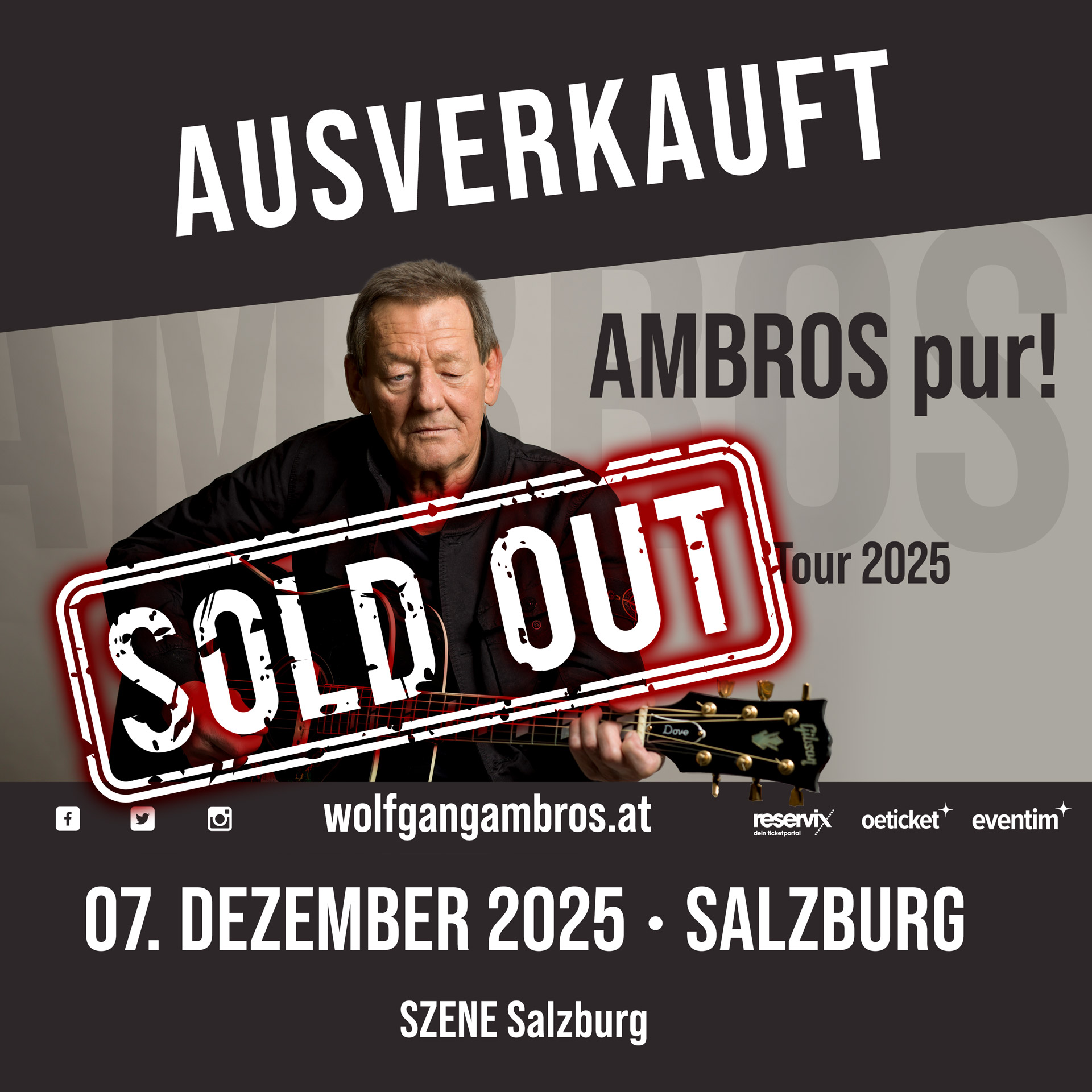 wolfgang ambros salzburg 07102025 ausverkauft